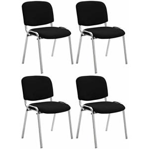 CLP Set De 4 Sillas Confidente Ken Chrom Tapizadas En Tela…