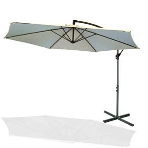 Sombrilla de Jardín 300 cm, Parasol Excentrico con Manivela…