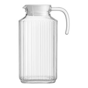 Jarra de Cristal 1,8L con Tapa Hermética, Jarra de Agua par…
