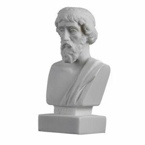 Plato Busto Griego Padre De Filosofía Estatua Alabastro Cab…