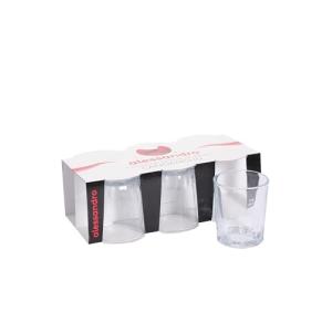 GIOCOKIDS, Pack 6 Vasos de Cristal Transparente 255 ml | Va…