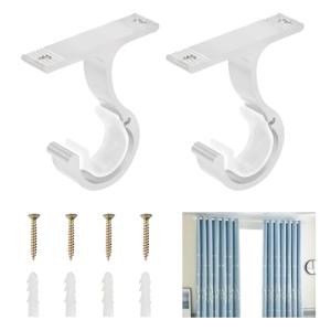 2 PCS Soporte Barra Cortina 20-28mm, Soporte Cortina Techo…