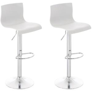 CLP Set 2X Taburetes De Bar Hover con Asiento De Polipropil…