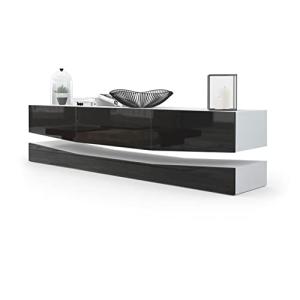 Vladon Mueble TV City, Cómoda TV con Elemento Inferior, 1 C…