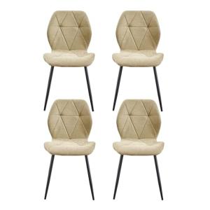 JZGORC Juego de 4 Silla de Comedor, Silla de Cocina de Tela…