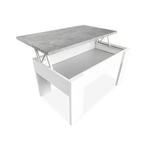 Duérmete Online, Mesa de Centro Elevable, Mesita de Salón o…