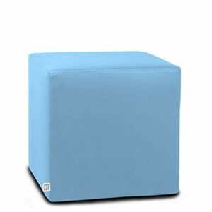 Arketicom Puff Puf Pouf Dado, Cubo Reposapies en Piel Sinte…