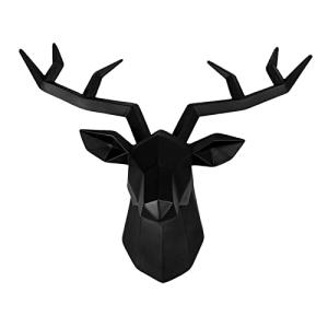 B Baosity Cabeza de Ciervo Adorno Colgante Escultura de Par…