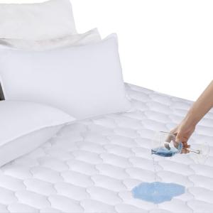 Utopia Bedding Protector de Colchón Impermeable 135 x 190 c…
