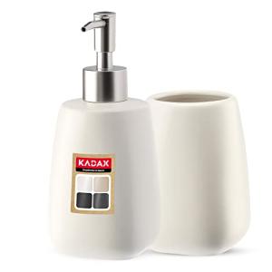 KADAX Juego de 2 piezas de baño de cerámica, accesorios de…