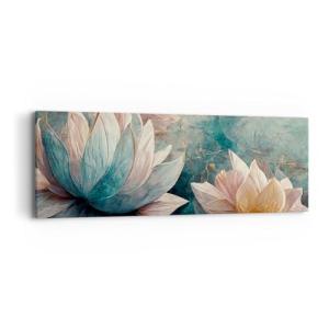 ARTTOR Lienzos decorativos Flores Arte Deco Loto Cuadro Sob…