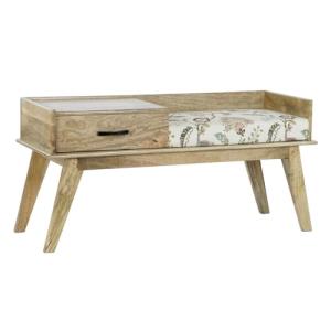 Home ESPRIT Banqueta Multicolor Natural Madera de Mango 114…