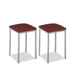 ASTIMESA - Taburetes de Cocina tapizado - Estructura sólida…
