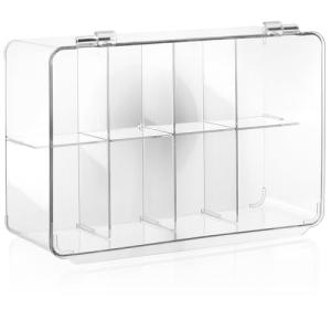 com-four® Caja de té Premium con 8 Compartimentos y Tapa co…