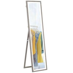 HOMCOM Espejo de Cuerpo Entero con Luz LED 160x40 cm Espejo…