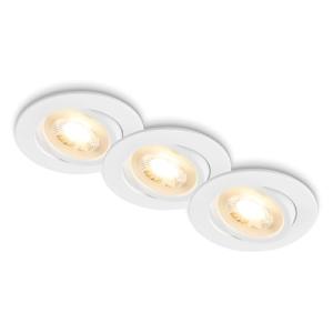 BRILONER - Pack 3 Downlights LED techo empotrables planos 2…