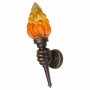 Aferzov Lámpara Pared - Luz Mano antorcha Creativa con Llam…