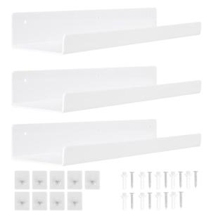 HASA zone 3 Packs Estanteria Pared Blanca Sin Taladrar, 30…