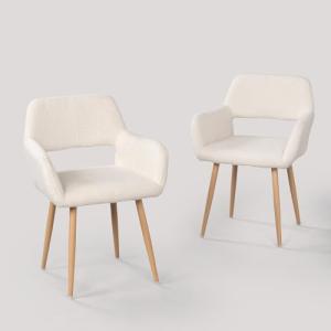 MEUBLE COSY Juego de 2 Sillas de Comedor Escandinavo Sillón…