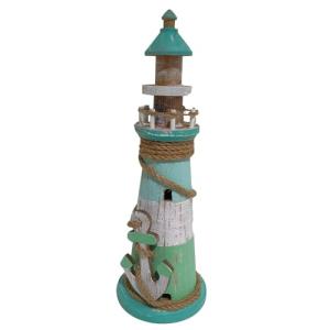 BY SIGRIS Origen Home Decor Faro Marinero Azul - Figura Dec…