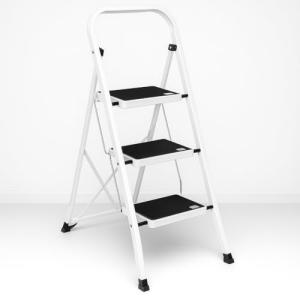 Escalera Plegable de 3 peldaños con Estructura de Acero | T…