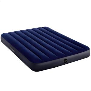 Intex 64758, Cama Hinchable, Unisex, Azul, 137x191x25cm