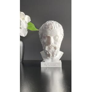 Escultura de Epicuro de 15 cm, estatua de filósofo griego a…