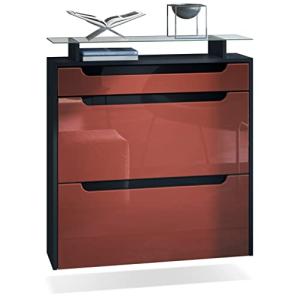 Vladon Zapatero Annie para 16 Pares de Zapatos con 2 Puerta…