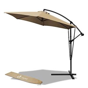 VOUNOT 300 cm Parasol Excentrico, Sombrilla de Jardín con M…