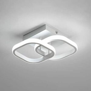 Pheashine Lámpara de Techo LED Moderna, Luz de Techo Cuadra…