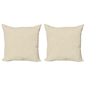 ABAKUHAUS Geométrico Set de 2 Fundas para Cojín, Inverted Y…