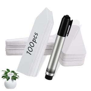 Etiquetas para Plantas, 100 Piezas Etiquetas Plantas Plasti…