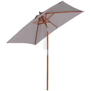 Outsunny Sombrilla Terraza Exterior 200x150 cm Sombrilla de…