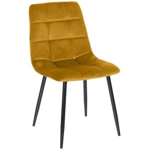 CLP Silla De Comedor Antibes Acolchada En Terciopelo I Buta…
