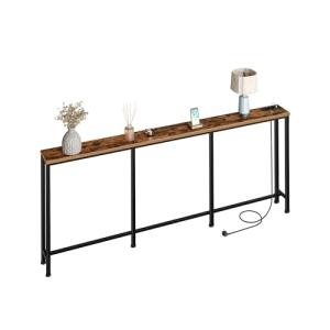 CHOEZON Consola de 200 cm, Mesa de Entrada con Base de Carg…