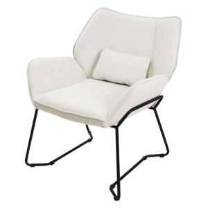 ML-Design Sillón de Salón, Beige Asiento Reclinable de Come…