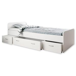 Stella Trading Boro Cama individual con 3 cajones de almace…