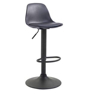 CLP Taburete Kiel con Asiento De Plástico, Reposapiés & Res…