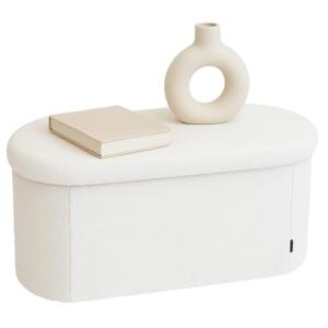 LAMBY HOME Banco Almacenaje - Puff Almacenaje Borreguito, B…
