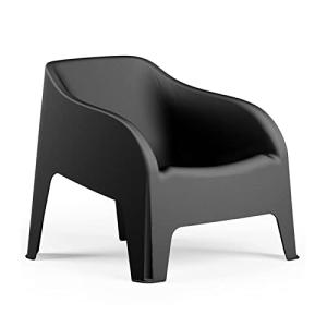 MONDO VIRO Sillón de resina para exteriores – Diseño elegan…