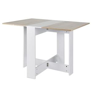 Juego de Mesa de Comedor,Mesa Auxiliar con Alas Abatibles,…