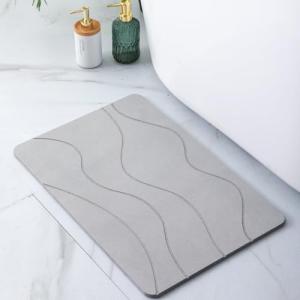 Pure 4Home Alfombra Diatomita Baño 60x40 – Secado Rápido, A…