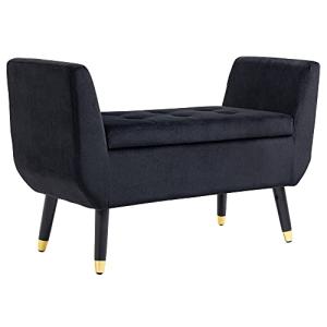 HOMCOM Asiento Banco de Lujo Banco tapizado con Espacio de…