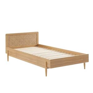 BAÏTA - Cama Infantil Pablo Efecto Roble y cannabo, 90 x 19…
