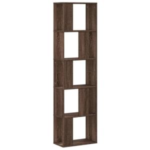 vidaXL Librería de 5 Niveles Madera de ingeniería marrón Ro…
