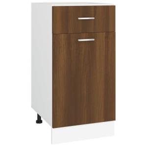 vidaXL Armario bajo Cocina “Lyon” Madera ingeniería marrón…