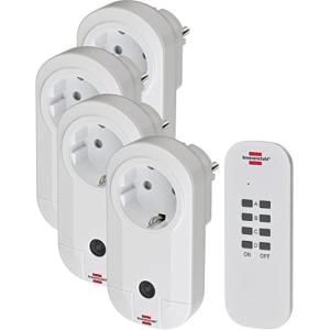 Brennenstuhl Comfort-Line set de 4 enchufes de radio (enchu…