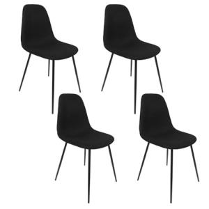 HOME DECO FACTORY, HD0474, Juego de 4 sillas contemporáneas…