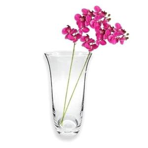 TRESV Jarrón de Flores de Cristal, Florero abombado de Vidr…
