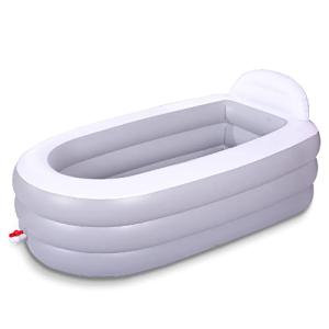 Bañera inflable para adultos, bañera portátil con respaldo,…